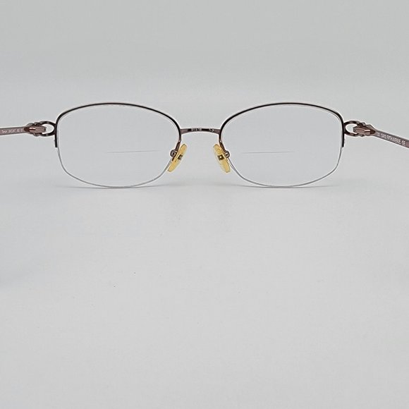 *SOLD* Saks Fifth Avenue Saks 284/T 68Q Pink Titanium Rimless Eyeglasses Frame - Picture 4 of 12